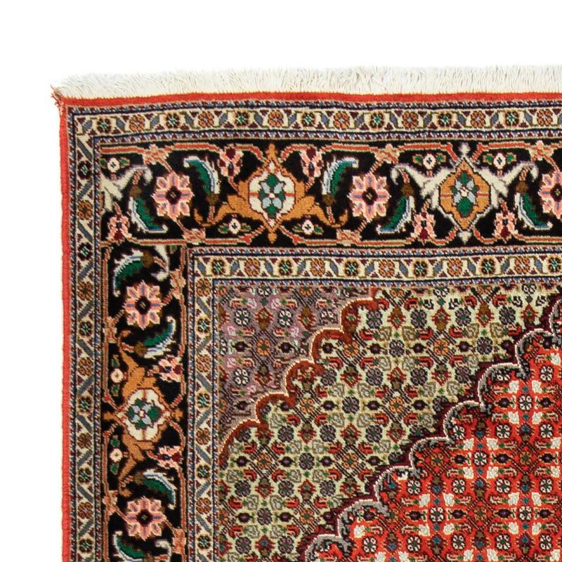 Alfombra persa - Tabriz - 191 x 154 cm - rojo oscuro