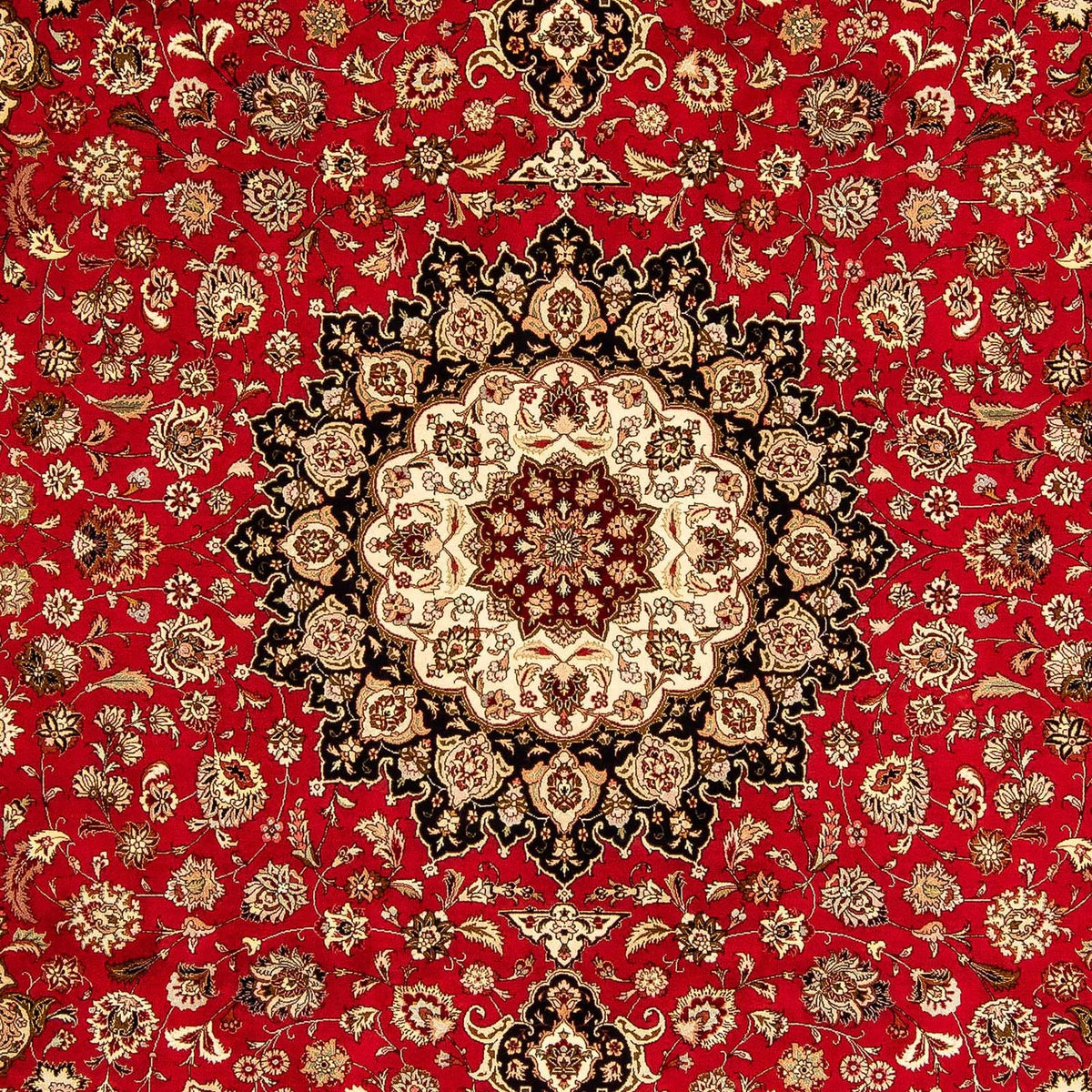 Alfombra Persa - Tabriz - Real - 358 x 250 cm - rojo