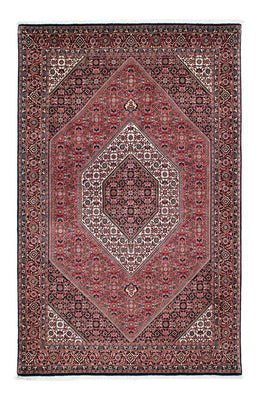 Alfombra persa - Bidjar - 210 x 136 cm - rojo claro