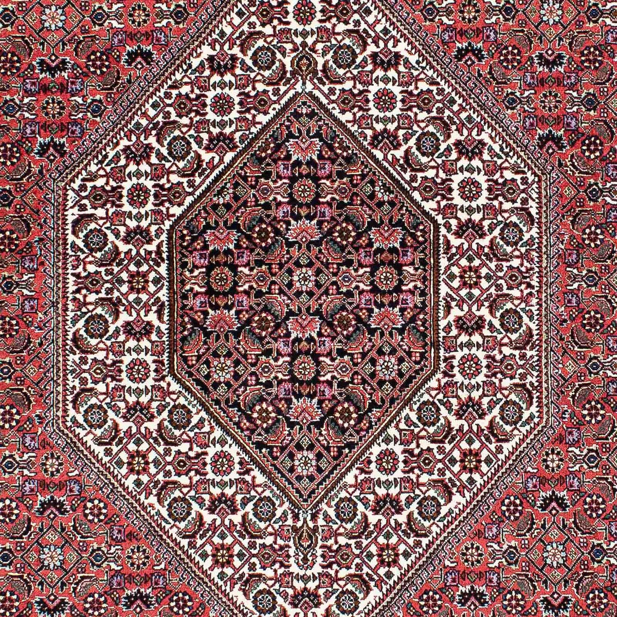 Alfombra persa - Bidjar - 210 x 136 cm - rojo claro