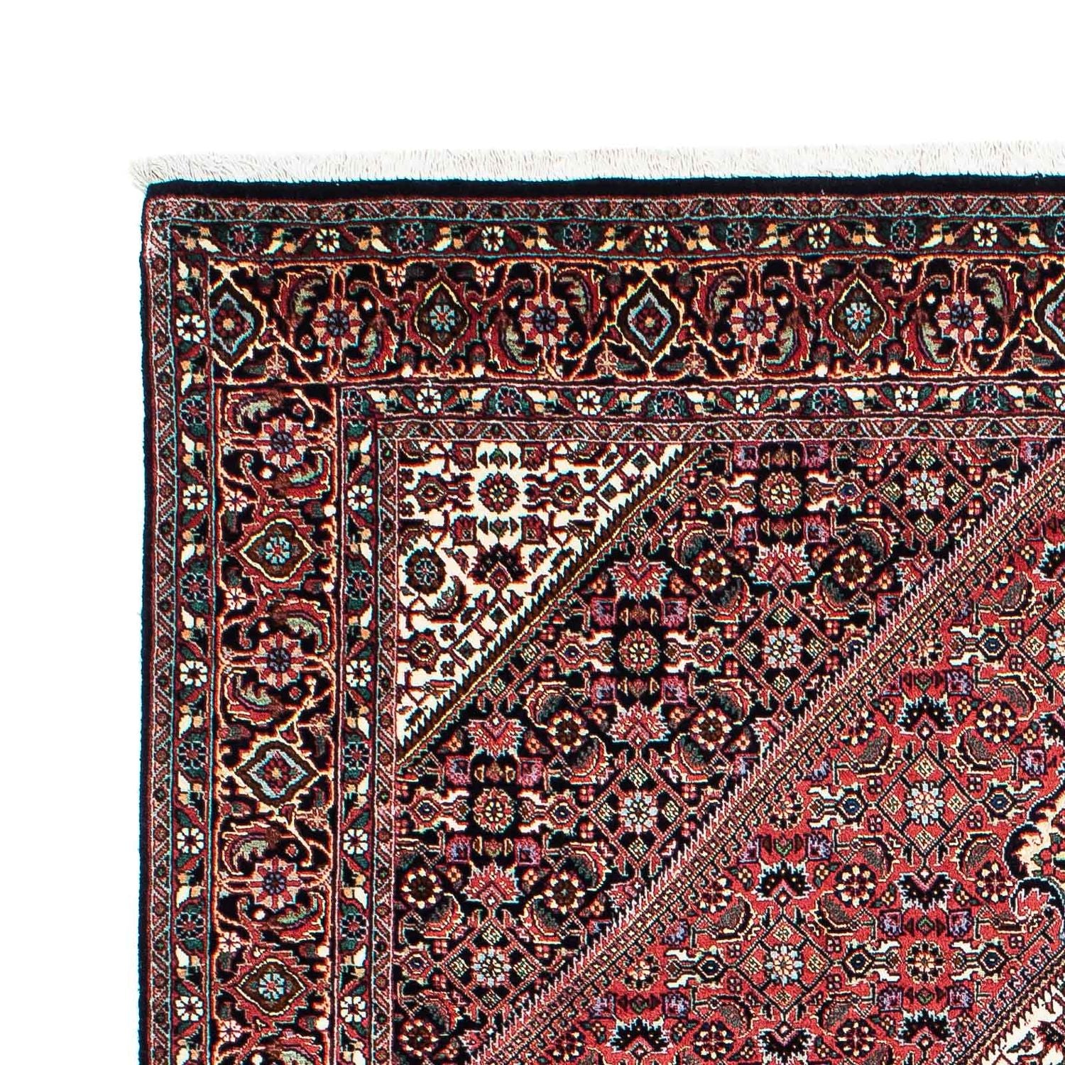 Alfombra persa - Bidjar - 210 x 136 cm - rojo claro
