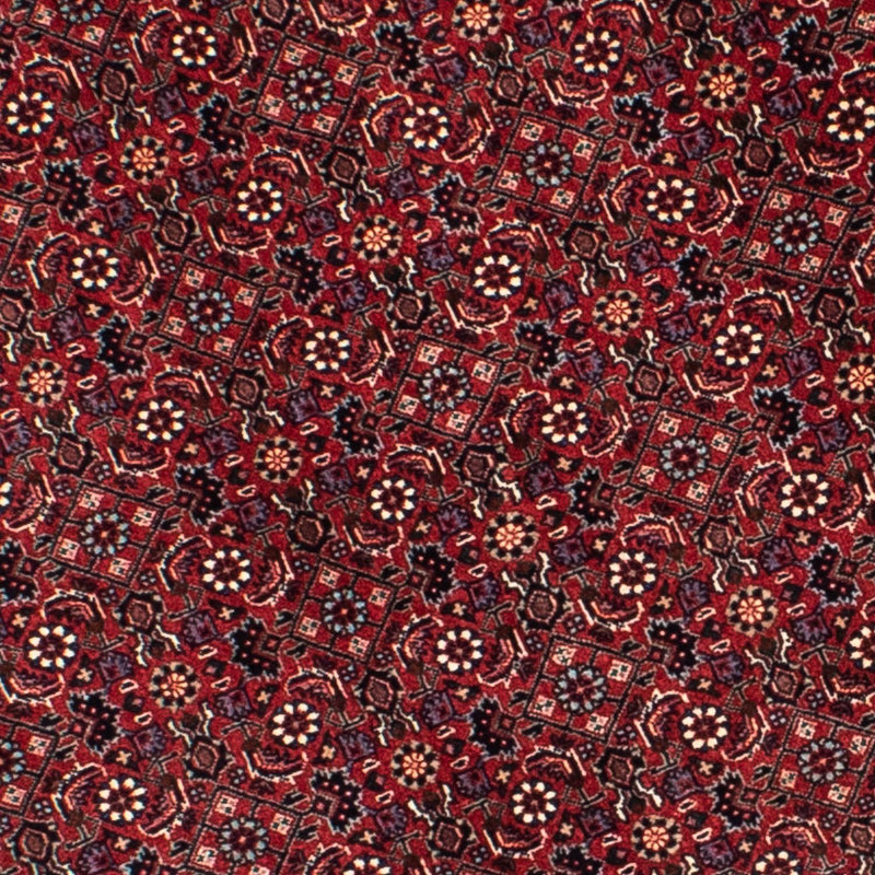 Alfombra persa - Bidjar redondo  - 155 x 155 cm - rojo oscuro
