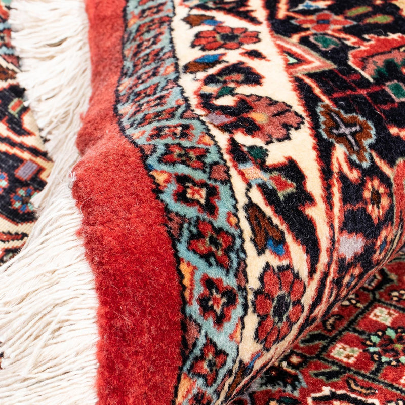 Alfombra persa - Bidjar redondo  - 250 x 250 cm - rojo oscuro