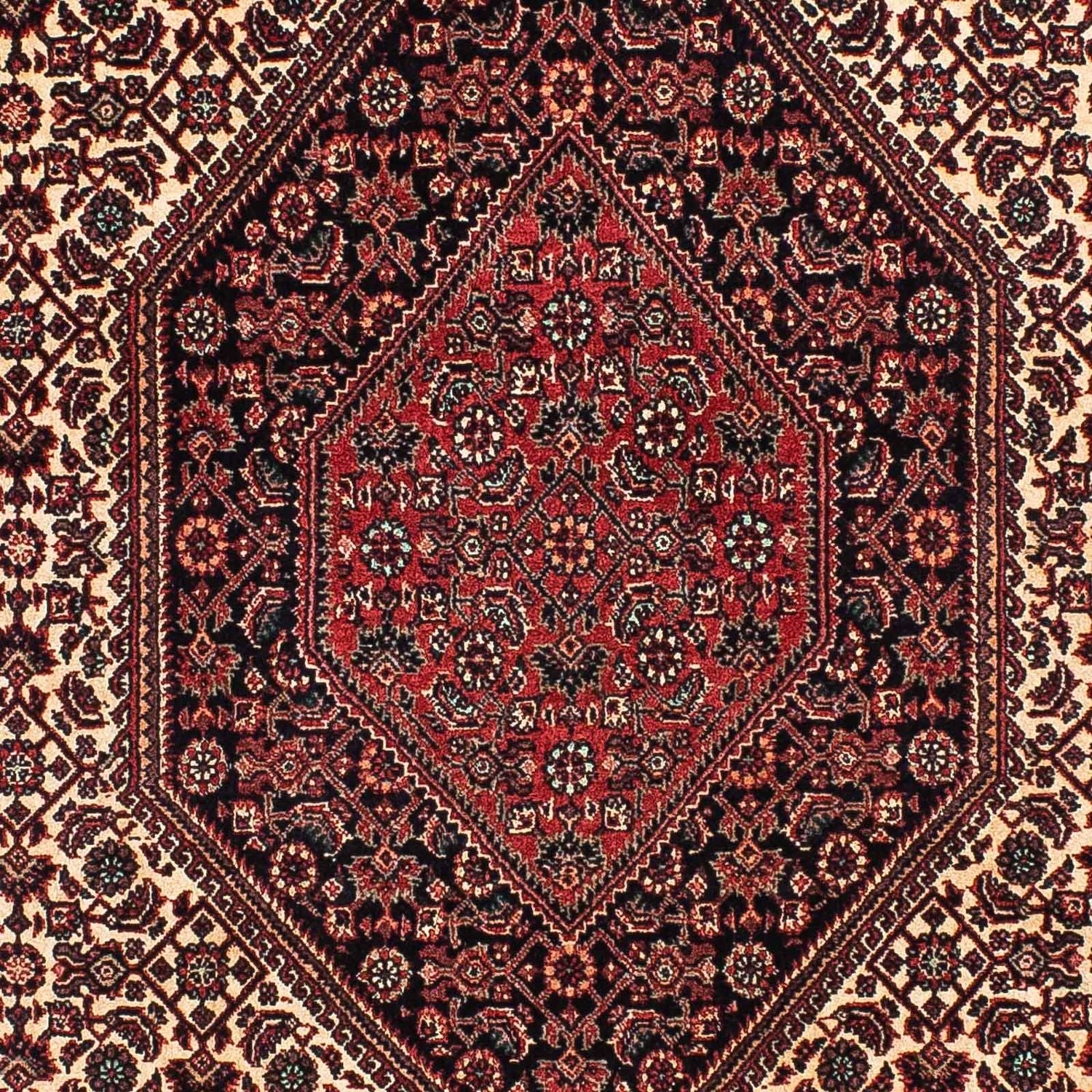 Alfombra de pasillo Alfombra persa - Bidjar - 198 x 102 cm - beige
