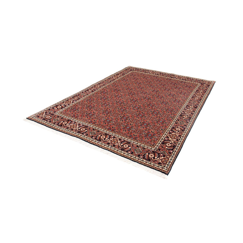 Alfombra persa - Bidjar - 246 x 172 cm - rojo oscuro