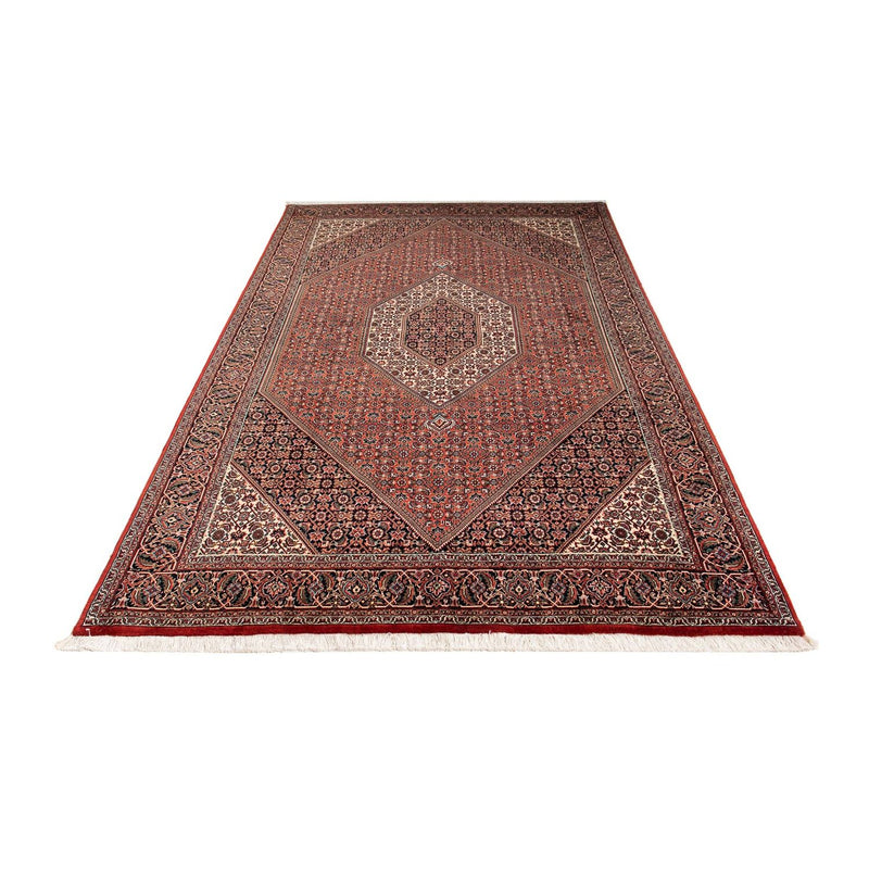 Alfombra persa - Bidjar - 252 x 150 cm - rojo