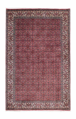 Alfombra persa - Bidjar - 204 x 129 cm - rojo claro