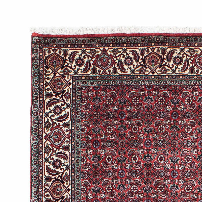 Alfombra persa - Bidjar - 204 x 129 cm - rojo claro