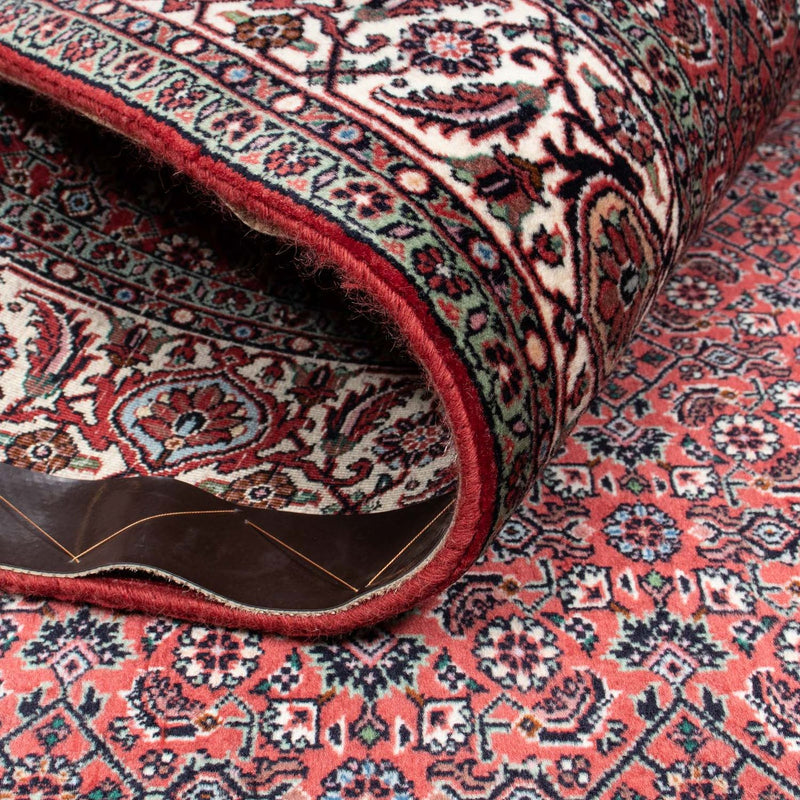 Alfombra persa - Bidjar - 204 x 129 cm - rojo claro