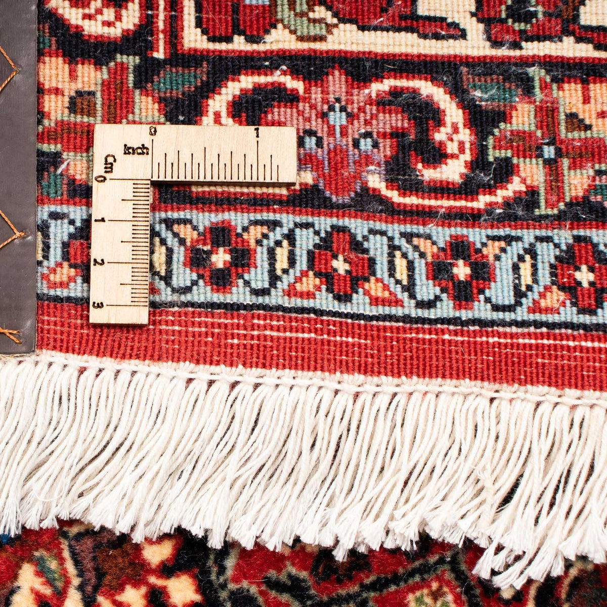 Alfombra persa - Bidjar - 254 x 204 cm - rojo oscuro