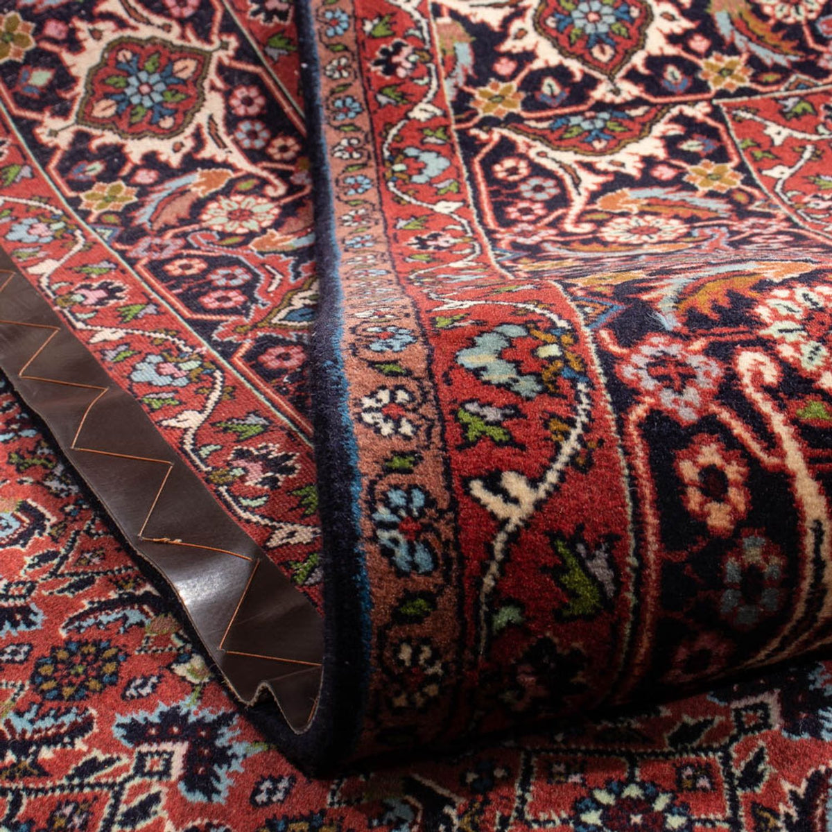 Alfombra persa - Bidjar - 337 x 250 cm - rojo oscuro