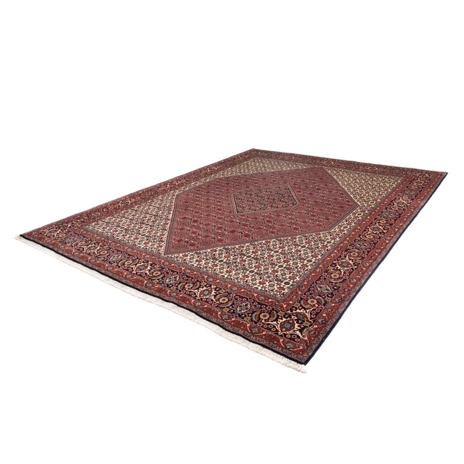 Alfombra persa - Bidjar - 337 x 250 cm - rojo oscuro