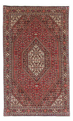 Alfombra persa - Bidjar - 153 x 89 cm - rojo