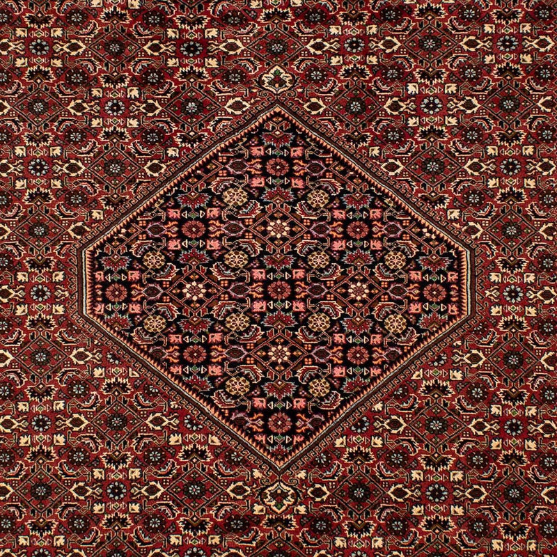 Alfombra persa - Bidjar - 297 x 202 cm - rojo oscuro
