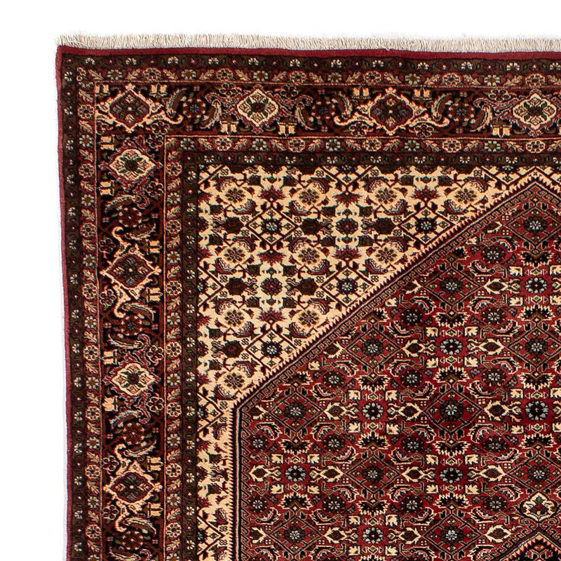 Alfombra persa - Bidjar - 297 x 202 cm - rojo oscuro