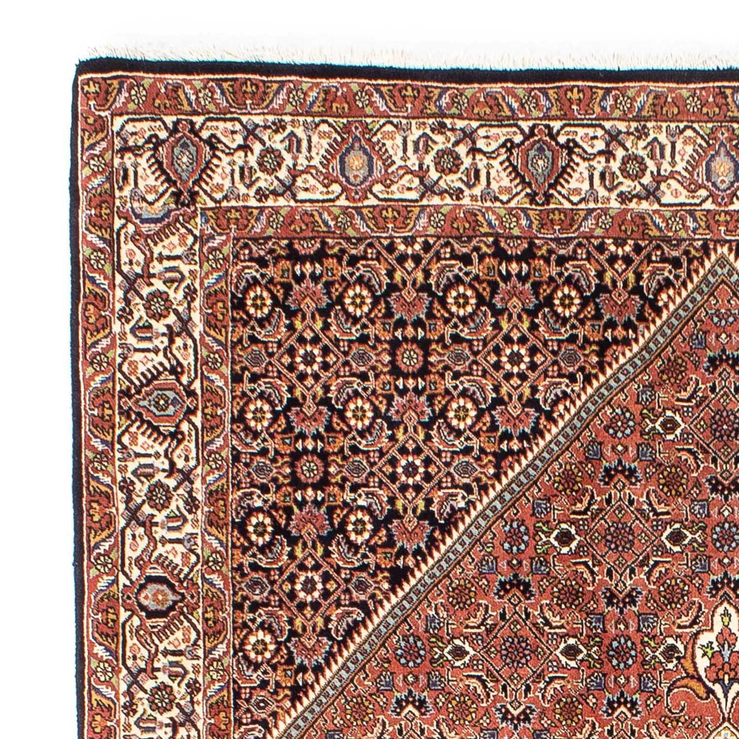 Alfombra persa - Bidjar - 242 x 165 cm - rojo claro