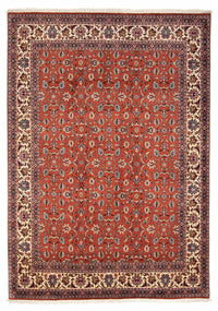 Alfombra persa - Bidjar - 242 x 173 cm - rojo oscuro