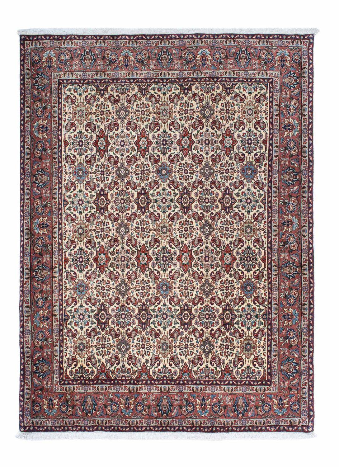 Alfombra persa - Bidjar - 195 x 148 cm - beige