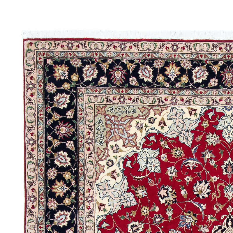 Alfombra Persa - Tabriz - Real - 302 x 203 cm - rojo oscuro