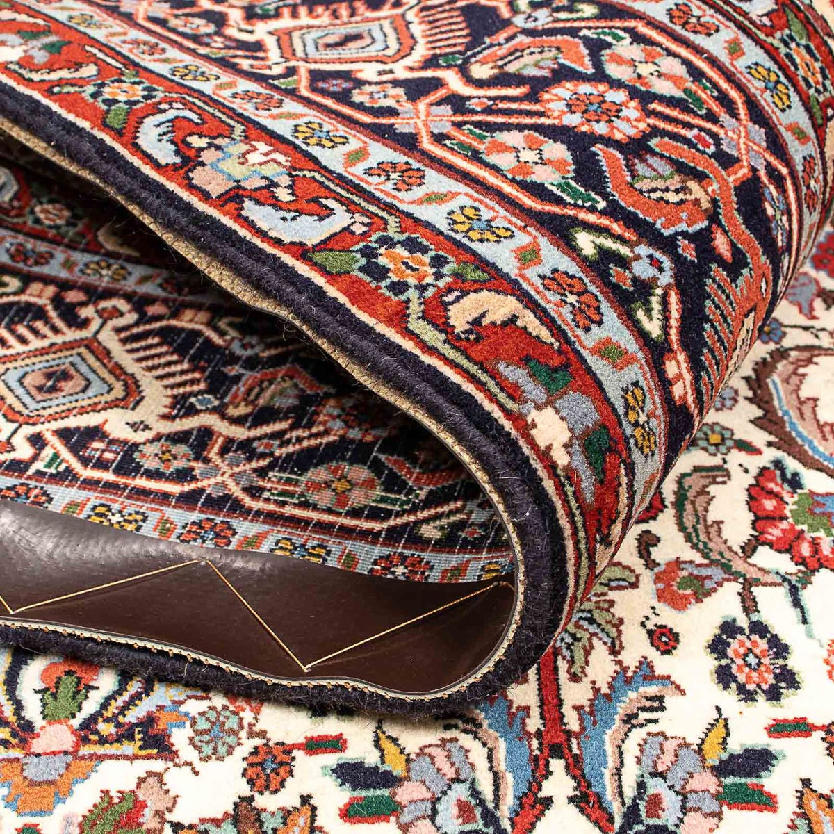 Alfombra persa - Bidjar - 202 x 150 cm - beige