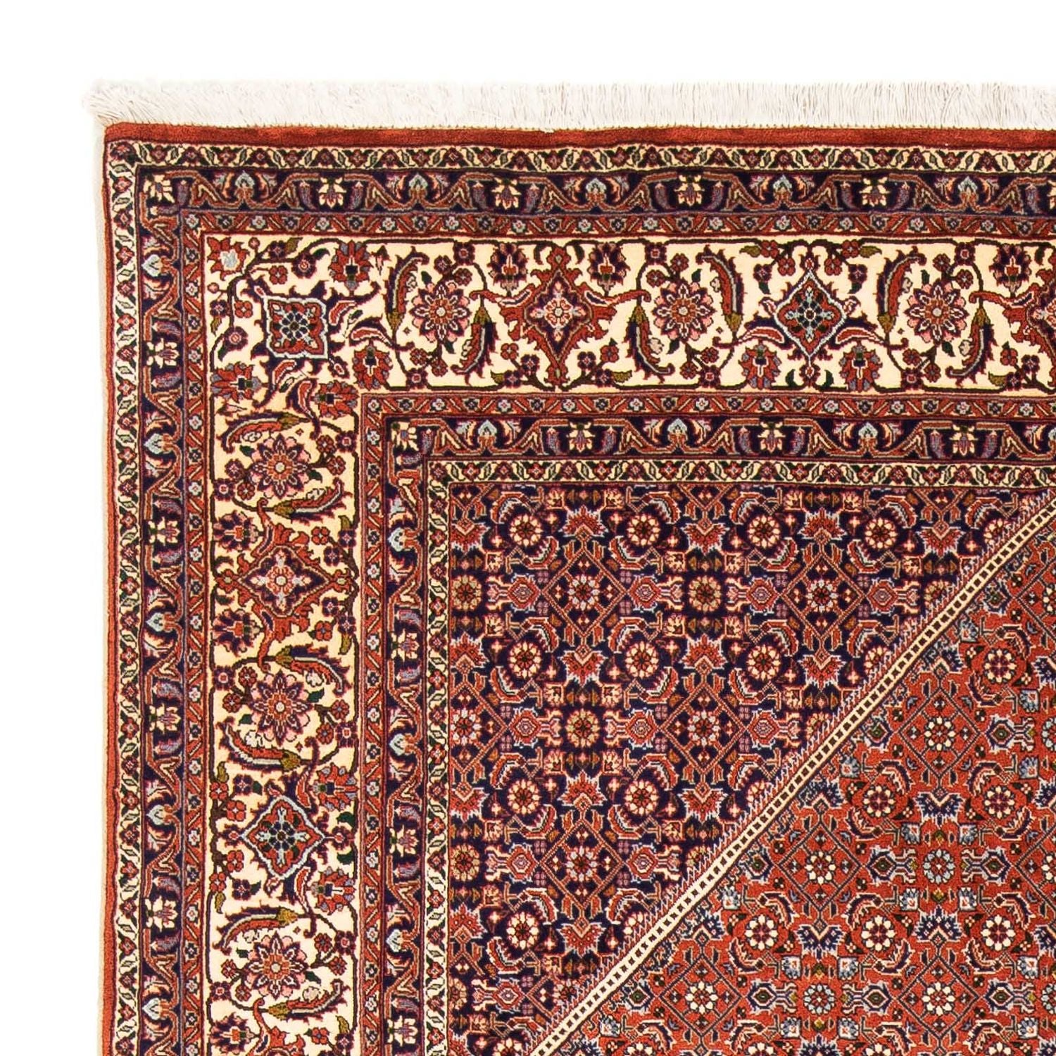Alfombra persa - Bidjar - 245 x 167 cm - marrón claro