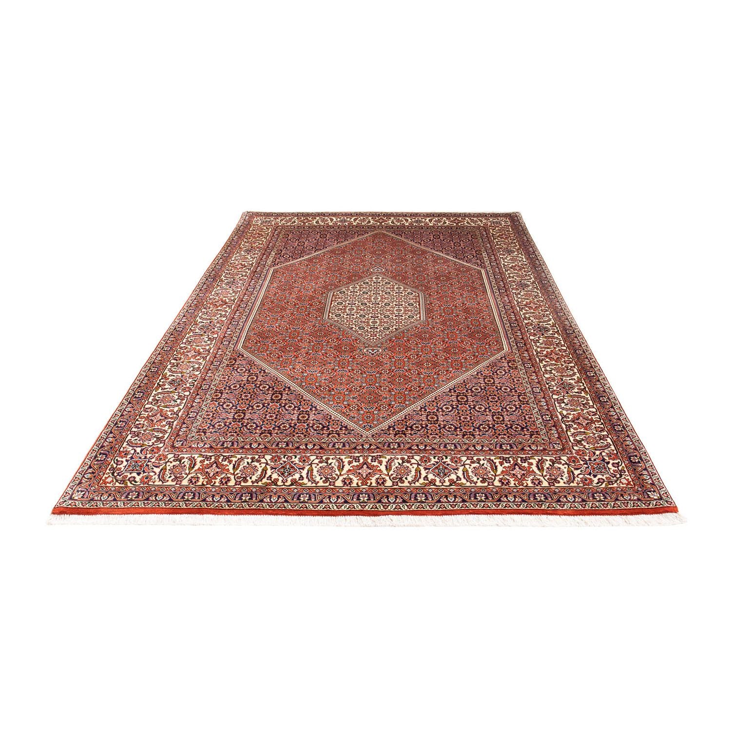 Alfombra persa - Bidjar - 245 x 167 cm - marrón claro