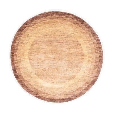 Alfombra Ziegler - Moderna redondo  - 153 x 151 cm - marrón