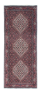 Alfombra de pasillo Alfombra persa - Bidjar - 199 x 72 cm - azul oscuro