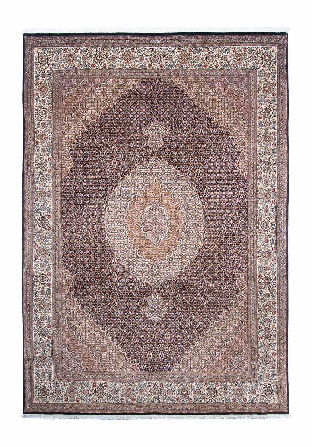 Alfombra persa - Tabriz - 295 x 205 cm - azul oscuro