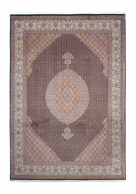 Alfombra persa - Tabriz - 295 x 205 cm - azul oscuro