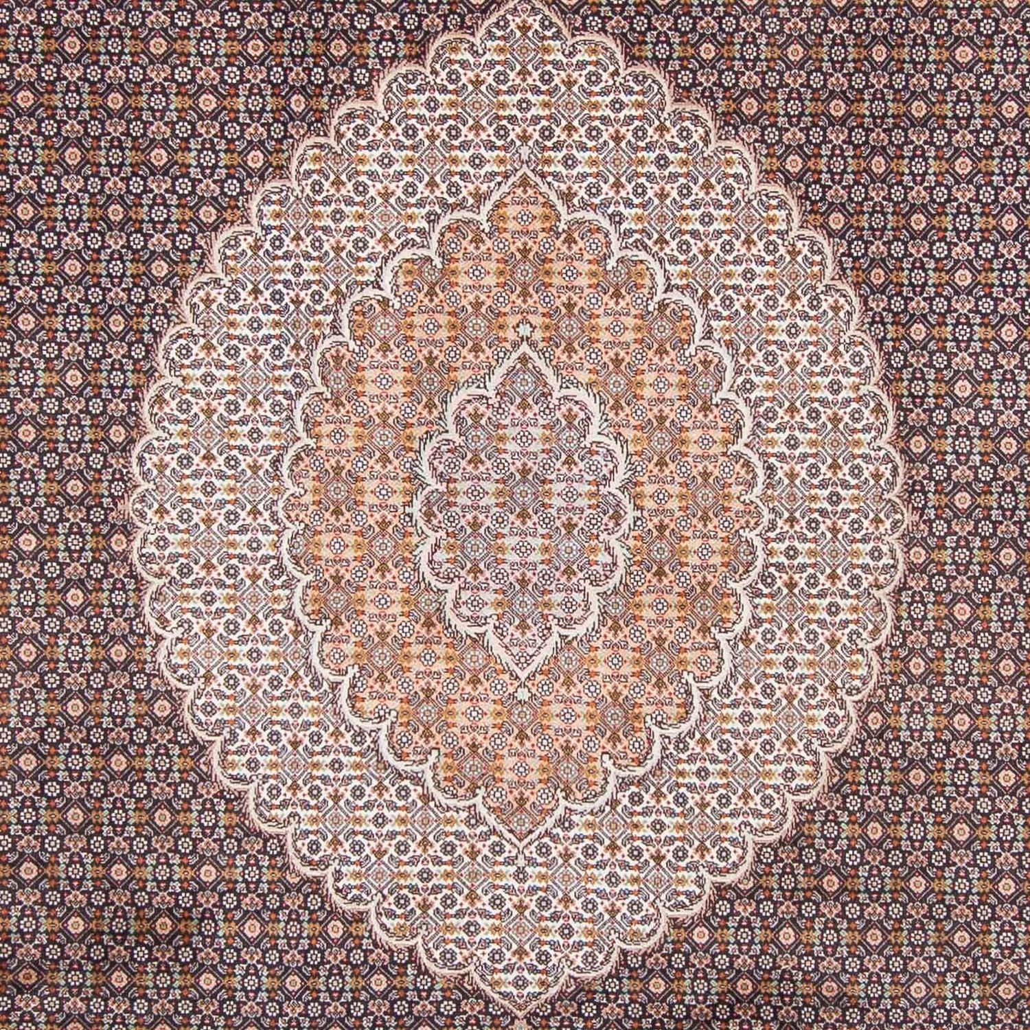 Alfombra persa - Tabriz - 295 x 205 cm - azul oscuro