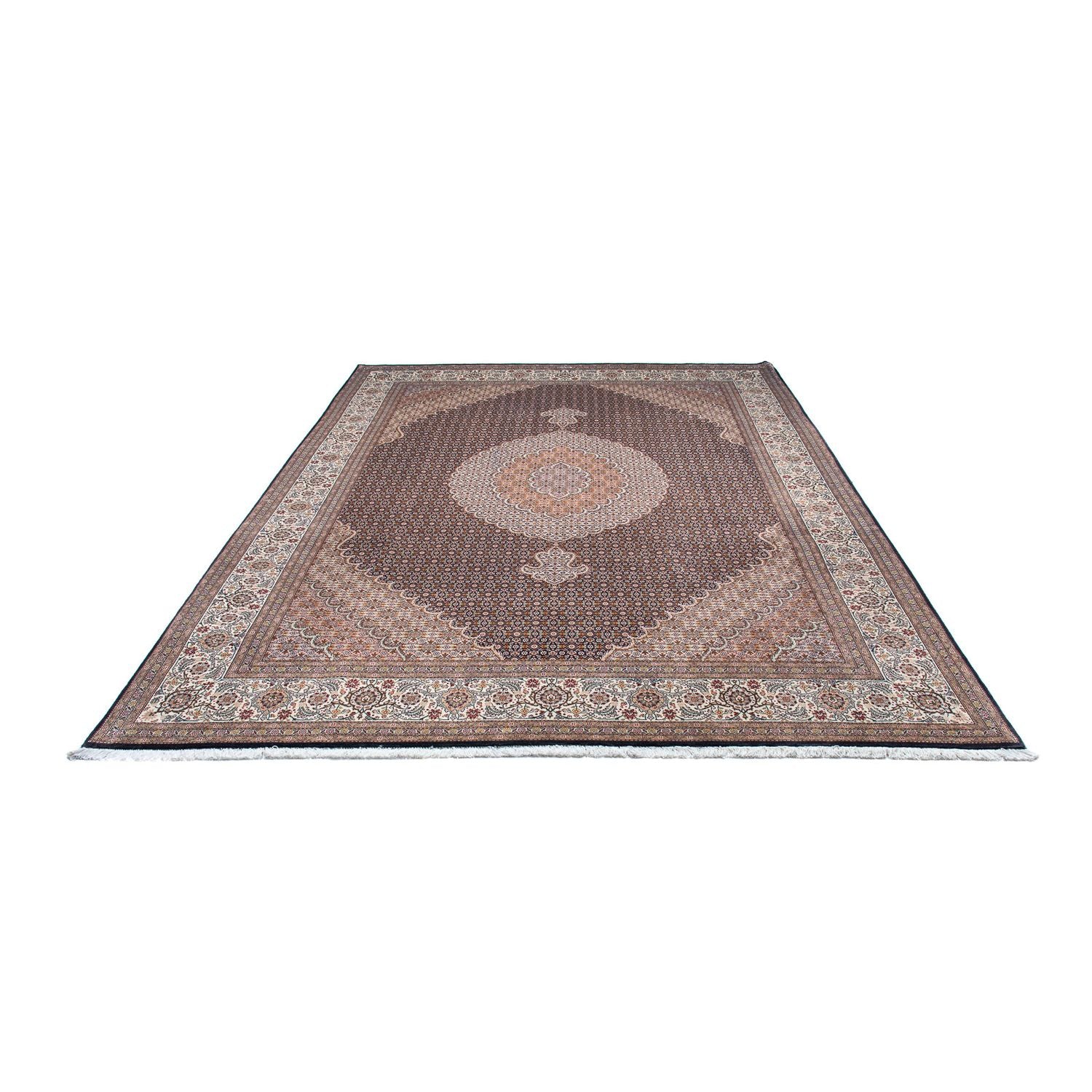 Alfombra persa - Tabriz - 295 x 205 cm - azul oscuro