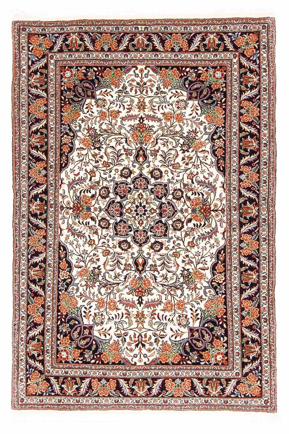 Alfombra persa - Bidjar - 161 x 112 cm - beige