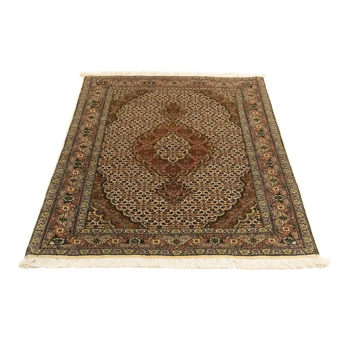 Alfombra Persa - Tabriz - Real - 113 x 84 cm - beige
