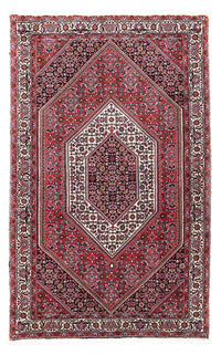 Alfombra persa - Bidjar - 154 x 90 cm - rojo