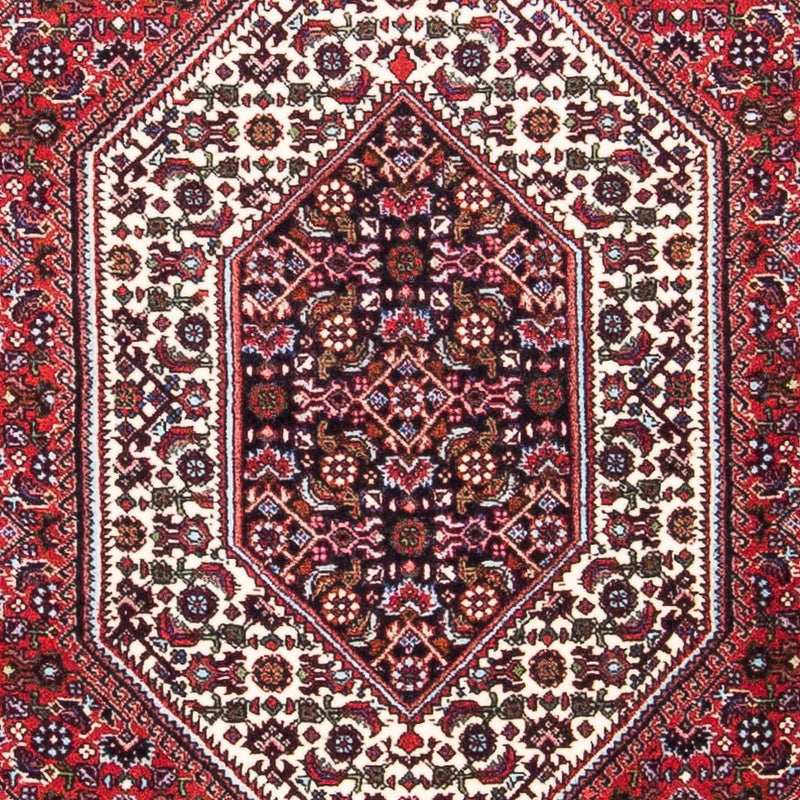 Alfombra persa - Bidjar - 154 x 90 cm - rojo