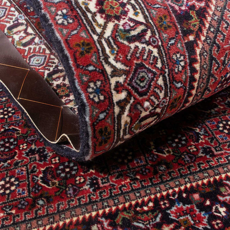Alfombra persa - Bidjar - 154 x 90 cm - rojo