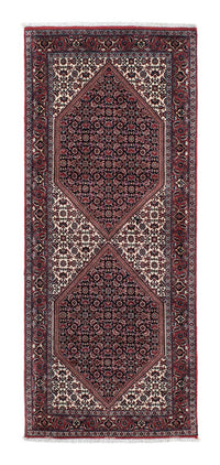 Alfombra de pasillo Alfombra persa - Bidjar - 190 x 77 cm - rojo