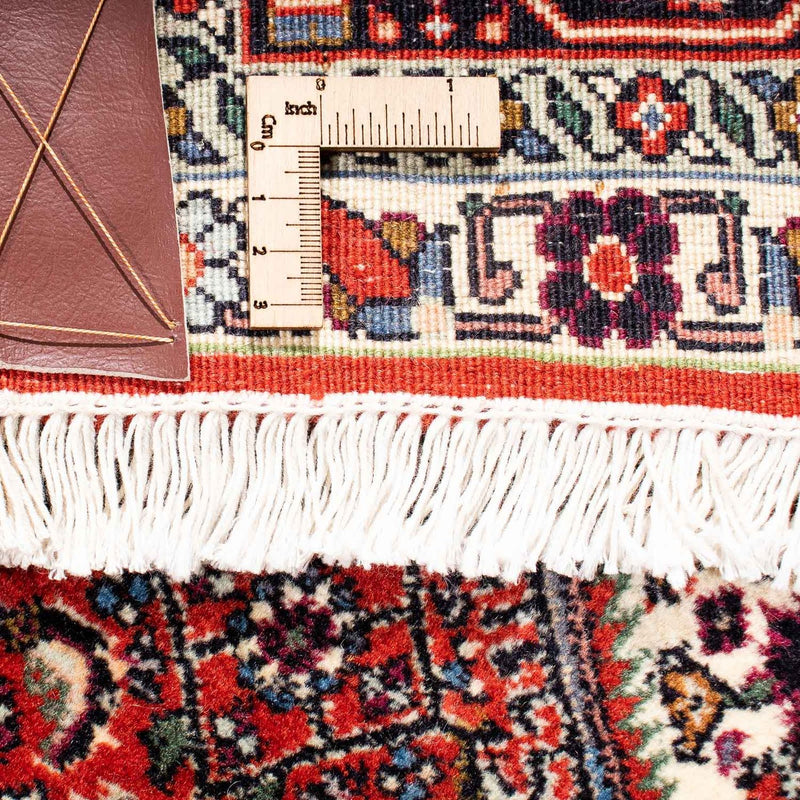 Alfombra persa - Bidjar - 244 x 153 cm - rojo oscuro
