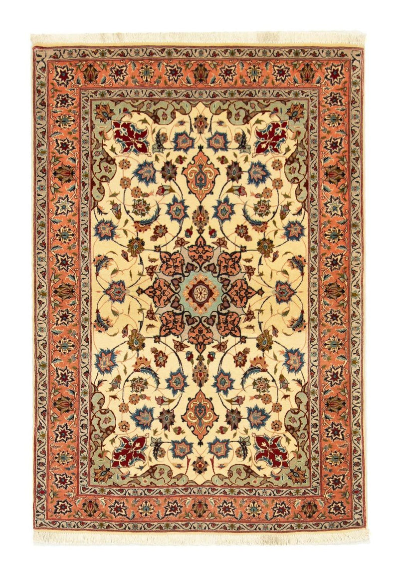 Alfombra Persa - Tabriz - Real - 151 x 102 cm - beige