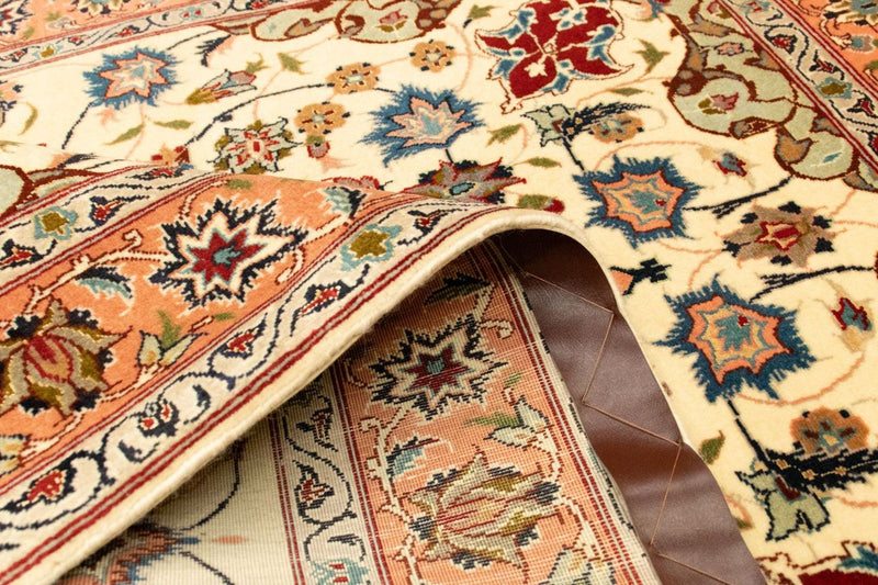 Alfombra Persa - Tabriz - Real - 151 x 102 cm - beige