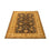 Alfombra Ziegler - 128 x 89 cm - marrón oscuro