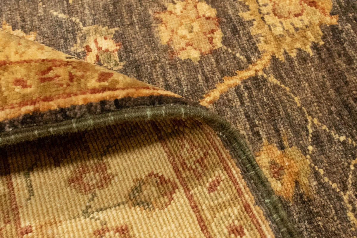 Alfombra Ziegler - 128 x 89 cm - marrón oscuro