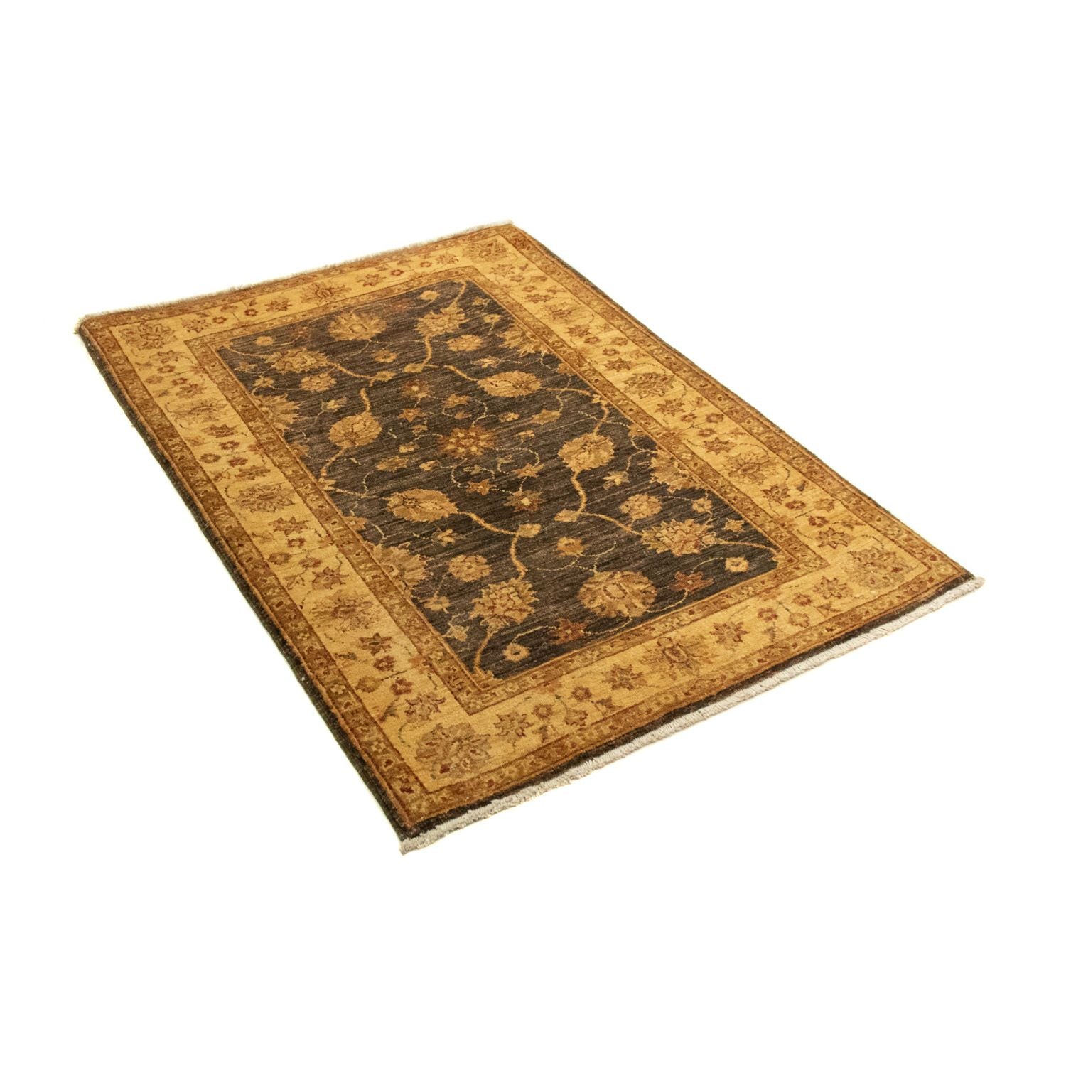 Alfombra Ziegler - 128 x 89 cm - marrón oscuro