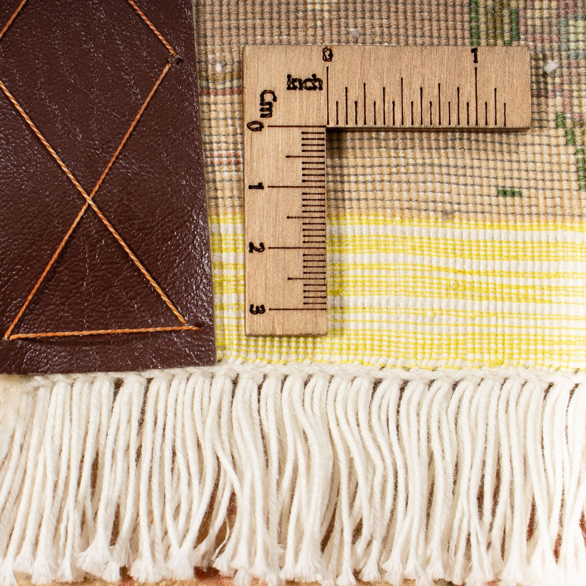 Alfombra Persa - Tabriz - Real cuadrado  - 203 x 200 cm - beige