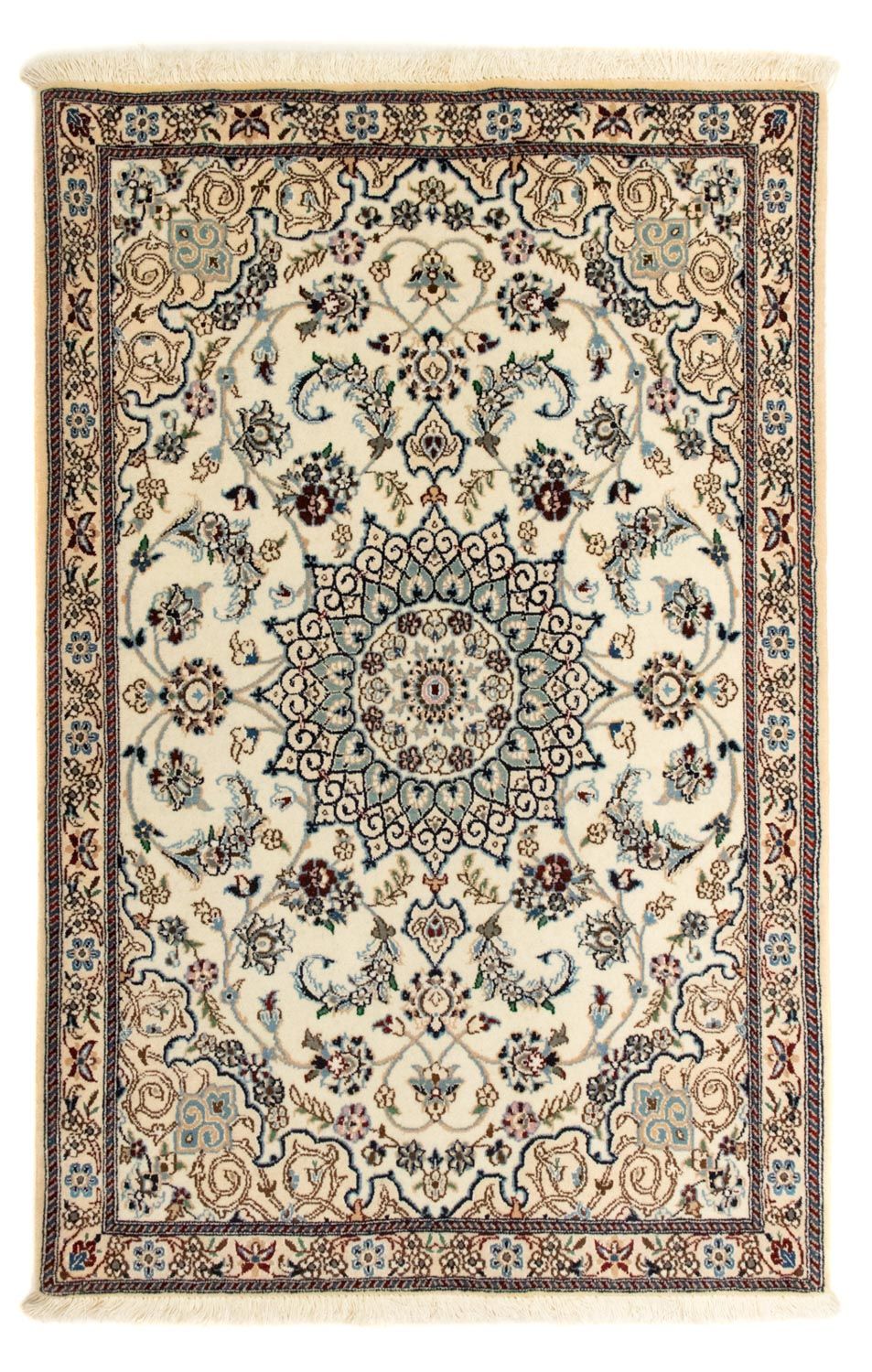 Alfombra Persa - Nain - Real - 135 x 88 cm - beige