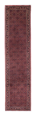 Alfombra de pasillo Alfombra persa - Bidjar - 298 x 73 cm - rojo