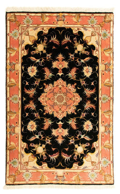 Alfombra Persa - Tabriz - Real - 118 x 71 cm - negro