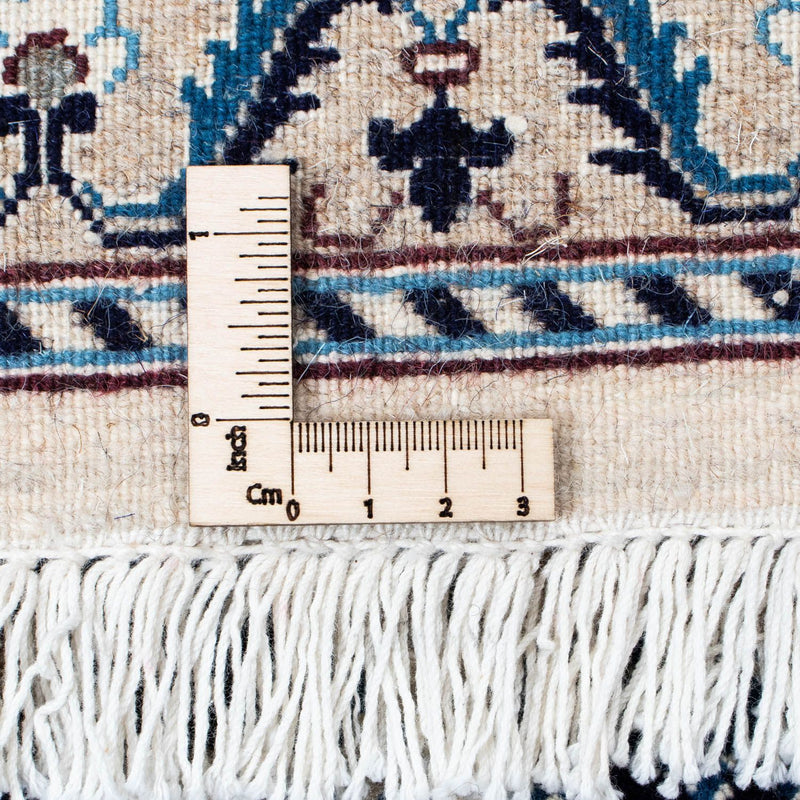 Alfombra persa - Nain - 295 x 199 cm - azul oscuro