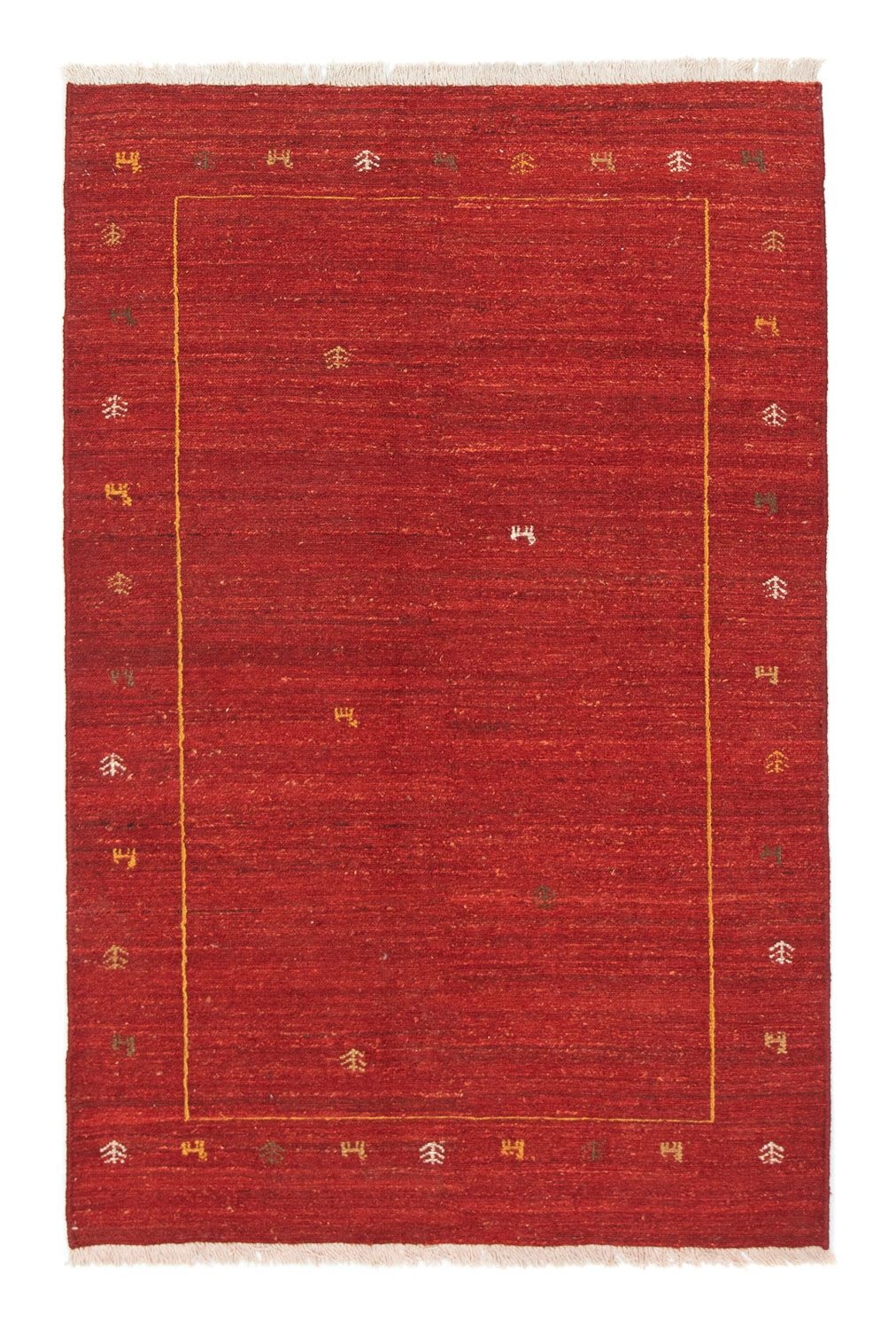 Alfombra Gabbeh - Persa - 175 x 112 cm - rojo